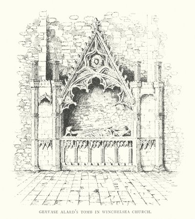 Tomba di Gervase Alard nella chiesa di Winchelsea da Duncan Moul
