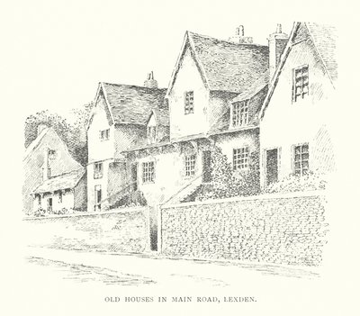 Vecchie case in Main Road, Lexden da Duncan Moul