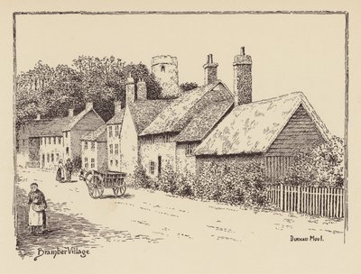 Sussex: Villaggio di Bramber da Duncan Moul