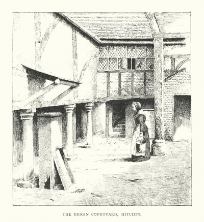 Il cortile di Biggin, Hitchin da Duncan Moul
