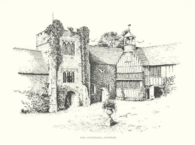 Il cortile, Ightham da Duncan Moul