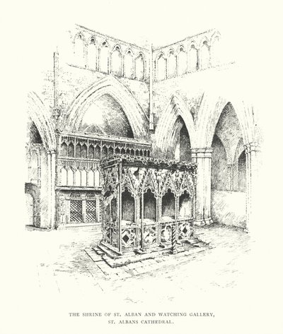 Il Santuario di San Albano e la Galleria di Sorveglianza, Cattedrale di St Albans da Duncan Moul