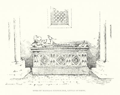 Tomba di Matilda Fitzwalter, Little Dunmow da Duncan Moul