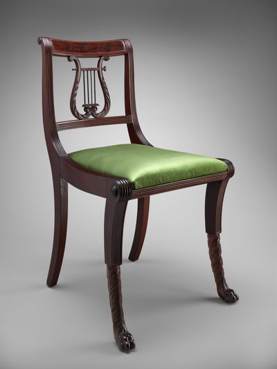 Sedia laterale, c. 1816 da Duncan Phyfe
