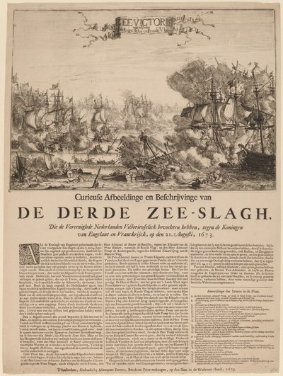 La Terza Battaglia Navale da Dutch 17th Century
