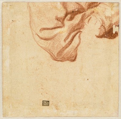 Studio di drappeggio (verso) da Dutch 17th Century