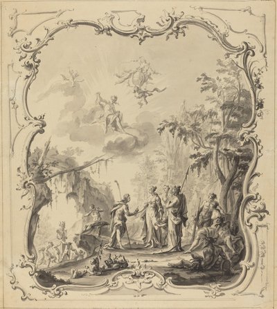 Il giudizio di Paride da Dutch 18th Century