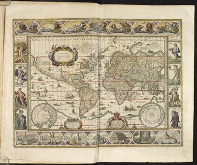 Una mappa del mondo da Dutch School