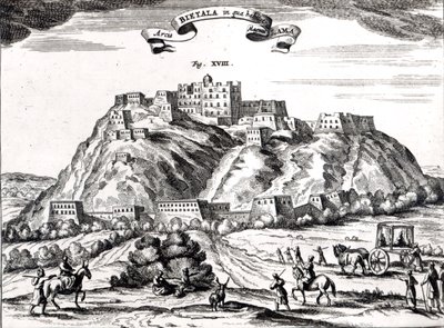 Bietala, fortezza del Grande Lama, Regno di Lhassa, illustrazione da 