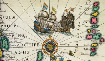 Navi in battaglia, al largo delle Filippine, dettaglio da 