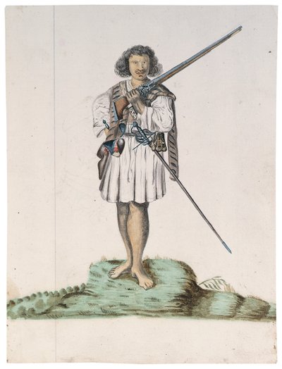 Disegno da un album di nativi del Brasile, Africa, Persia e Indie Orientali da Dutch School