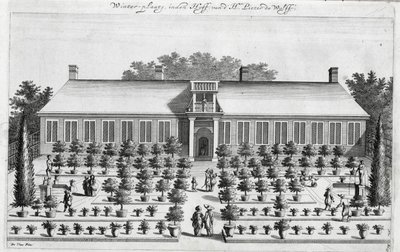Giardino olandese, da De Nederlandze Hesperides di Jan Commelin, pubblicato nel 1676 da Dutch School