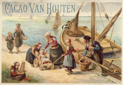 Pescatore con la sua famiglia da Dutch School