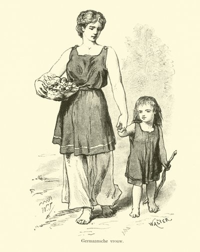 Donna germanica da Dutch School