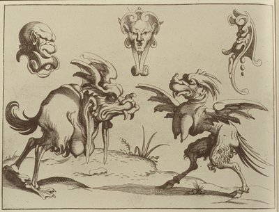Grottesche, 1637 da Dutch School