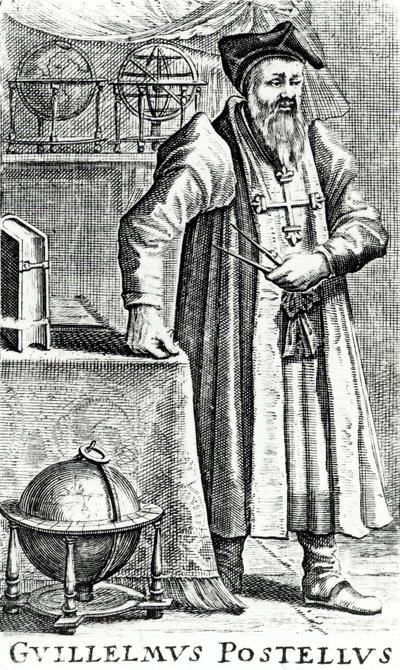 Guillelmus Postellus, XVII secolo da Dutch School