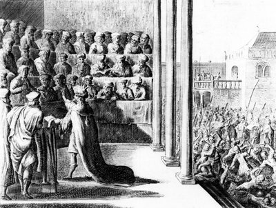 Erode il Grande accusa i suoi figli, Alessandro e Aristobulo, di tradimento da Dutch School