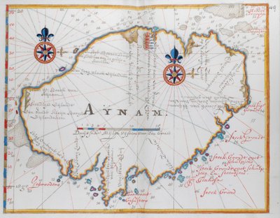 Isola di Aynam (Hainan), vicino alla costa sud-occidentale della Cina. da Dutch School