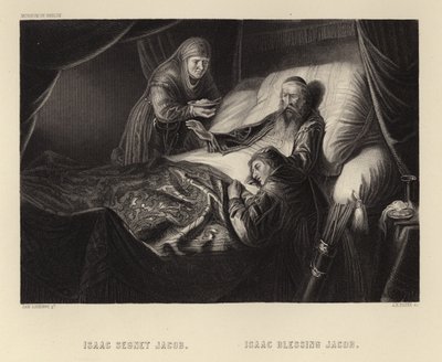 Isacco benedice Giacobbe da Dutch School