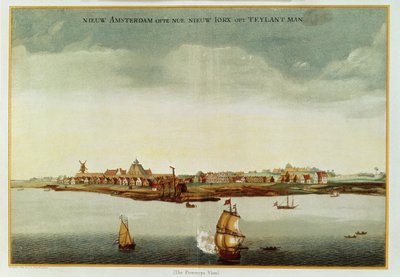 Nuova Amsterdam, c.1650-53 (La Vista Prototipo) usata per il frontespizio dell