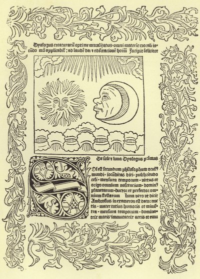 Pagina dal Dialogus Creaturarum da Dutch School
