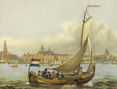 Gite di piacere sullo Y, Paesi Bassi, XIX secolo da Dutch School