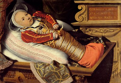 Ritratto di Cornelia Burch di 2 mesi da Dutch School