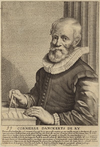 Ritratto di Cornelis Danckerts de Ry da Dutch School