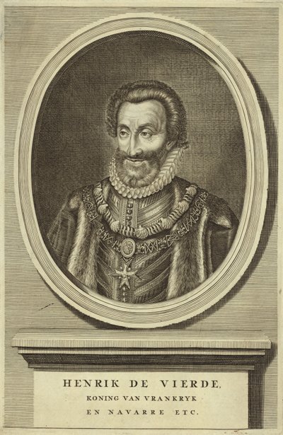Ritratto di Re Enrico IV di Francia da Dutch School