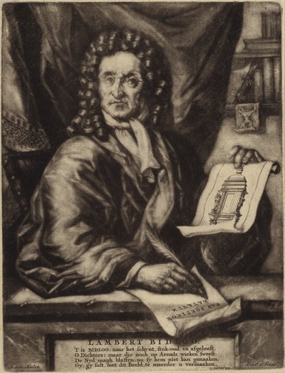 Ritratto di Lambert Bidloo da Dutch School