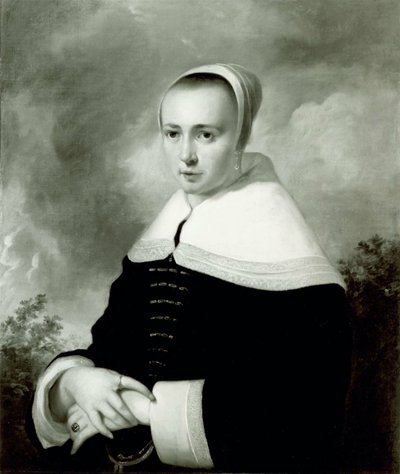 Ritratto di una donna da Dutch School