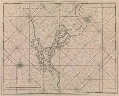 Approccio fluviale a Surat, c.1726 da Dutch School