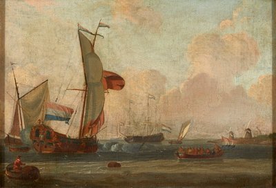 Navi al Largo della Costa da Dutch School