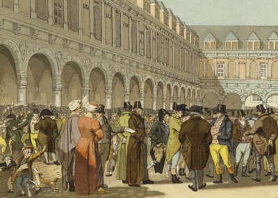 La Grande Borsa di Amsterdam, XIX secolo da Dutch School