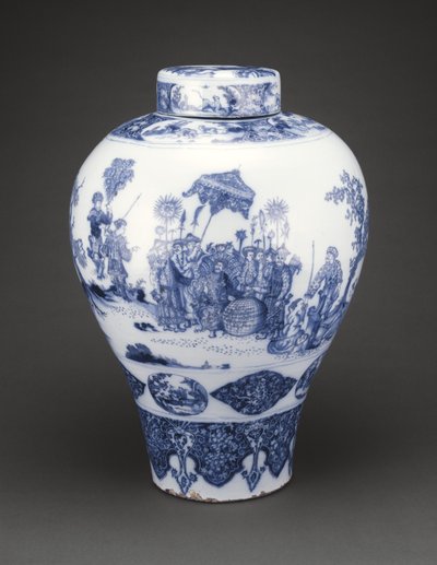 Vaso con coperchio, 1678-80 da Dutch School