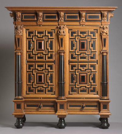 Guardaroba (Kast), realizzato in Olanda, c.1625-1650 da Dutch School