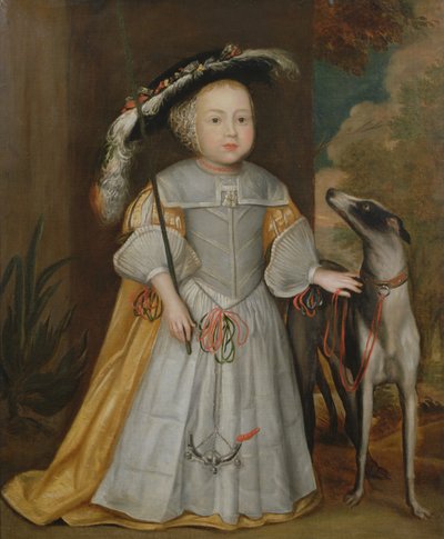 Ragazzo giovane e puntatore, 1650 da Dutch School