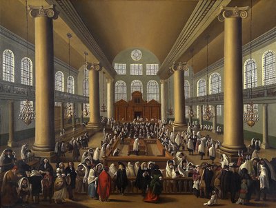 La sinagoga portoghese, Amsterdam da Dutch School Dutch School