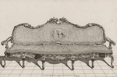 Canapè, seconda metà del XVIII secolo da Duval. A. (after)