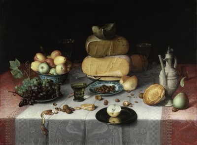 Natura morta con formaggio, c. 1615 da Dyck