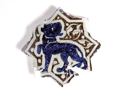 Piastrelle turche: piastrella a stella a otto punte, prima metà del XIII secolo da Dynasty Seljuq