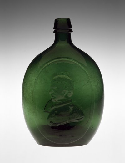 Fiaschetta Figurata, c. 1847 da Dyottville Glass Works