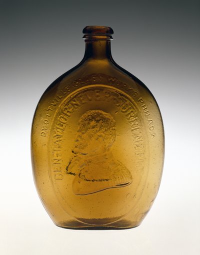 Fiaschetta Figurata, c. 1847 da Dyottville Glass Works