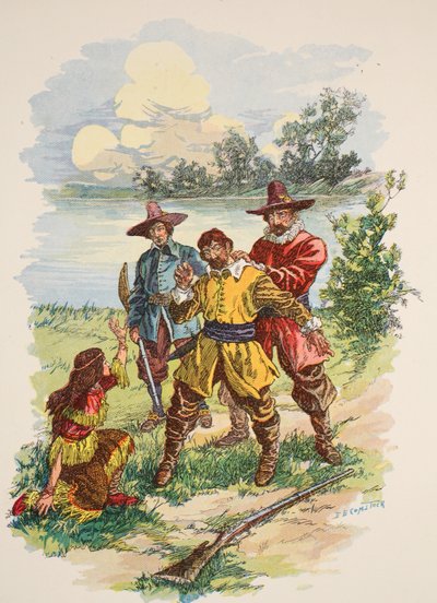 Fu afferrato per il colletto, illustrazione da 