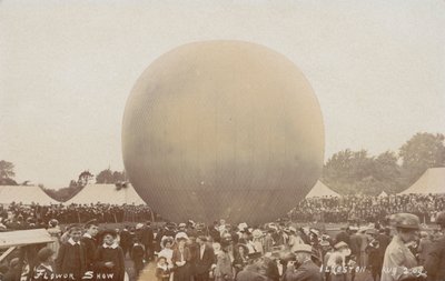 Mongolfiera allo Ilkeston Flower Show, Derbyshire, 2 agosto 1909 da EB Turner