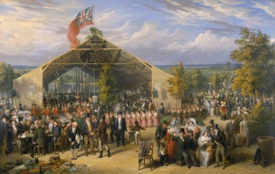 La festa annuale della scuola dei venditori autorizzati, 1831 da EF Lambert