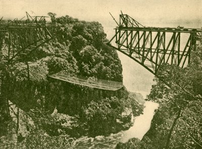 Costruzione del Ponte Ferroviario dello Zambesi, c1930 da ENA