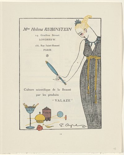 Gazette du Bon Ton, 1914 - No. 6, p. IX: Pubblicità Helena Rubinstein da E. Ayres