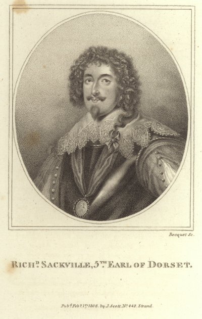 Richard Sackville, 5º conte di Dorset da E. Bocquet
