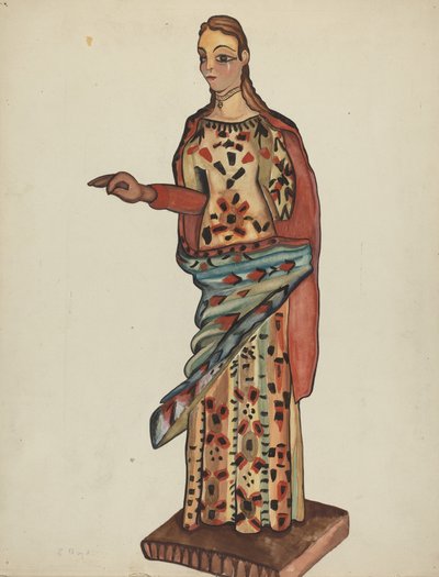 Bulto (Figura di legno di santo) da E. Boyd